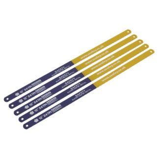 Sealey HSS Bi- Metal Hacksaw Blade 24tpi 300mm - Pack of 5 (5054630030338) HSB0524