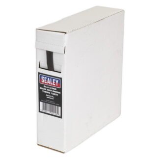 Sealey Heat Shrink Tubing 6.4- 3.2mm 12m - Black (5054511004489) HST6412