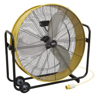 Sealey Industrial High Velocity Drum Fan 30IN 110V (5054511813227) HVD30110V