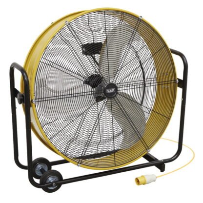 Sealey Industrial High Velocity Drum Fan 30IN 110V (5054511813227) HVD30110V
