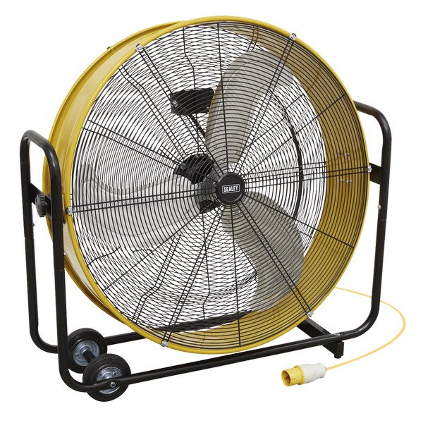 Sealey Industrial High Velocity Drum Fan 30IN 110V (5054511813227) HVD30110V