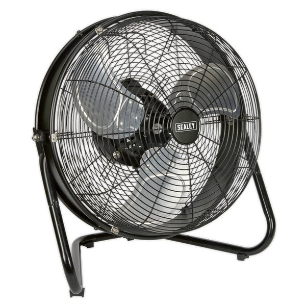 Sealey Industrial High Velocity Floor Fan with Internal Oscillation 18IN (5051747923287) HVF18IS