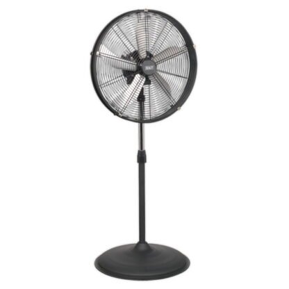 Sealey Industrial High Velocity Oscillating Pedestal Fan 20IN 230V (5051747967694) HVF20PO