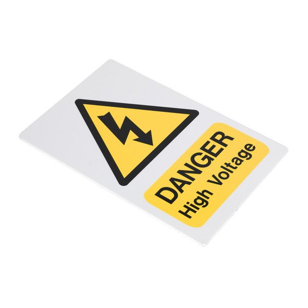 Sealey High Voltage Warning Sign 200 x 300mm (5054511688115) HVSA4