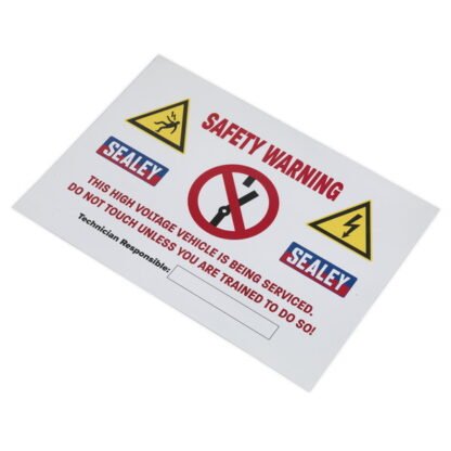 Sealey Hybrid/Electric Vehicle Warning Sign (5054511234831) HYBRIDSIGN