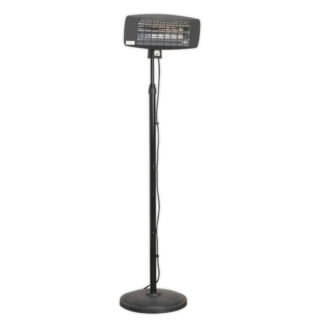 Sealey Infrared Quartz Patio Heater with Telescopic Floor Stand 2000W/230V (5051747441392) IFSH2003