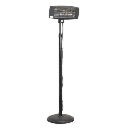 Sealey Infrared Quartz Patio Heater with Telescopic Floor Stand 2000W/230V (5051747441392) IFSH2003