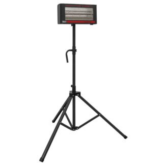 Sealey Infrared Quartz Heater with Tripod Stand 230V 1.2kW (5054630264665) IR12CT