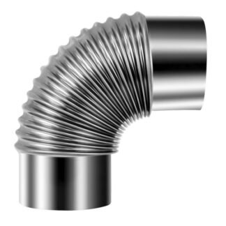 Sealey Stainless Steel Exhaust/Flue 90° Bend for IR13/IR16 100mm (5054630152948) IREX3