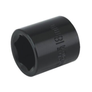 Sealey Premier Impact Socket 3/8IN Sq Drive 18mm (5024209739283) IS3818