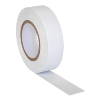 Sealey PVC Insulating Tape 19mm x 20m, White - Pack of 10 (5054511013115) ITWHT10