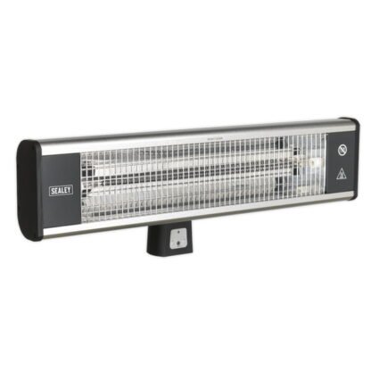 Sealey High Efficiency Carbon Fibre Wall Mounting Infrared Heater 1800W/230V (5051747441408) IWMH1809R