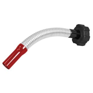 Sealey Flexi Pouring Spout for Screw Cap Jerry Cans - Red (5054630490118) JC1SCR