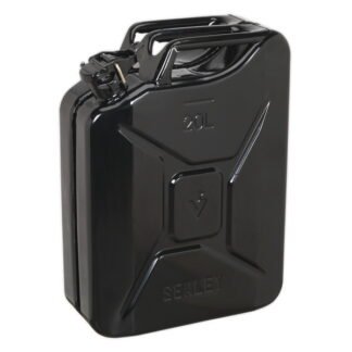 Sealey Jerry Can 20L - Black (5024209616539) JC20B