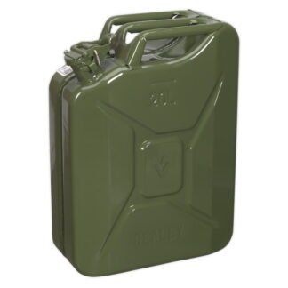 Sealey Jerry Can 20L - Green (5024209531672) JC20G
