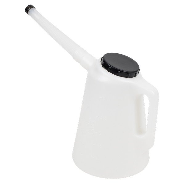 Sealey Oil Container with Black Lid & Flexible Spout 3L (5054630370830) JDL3