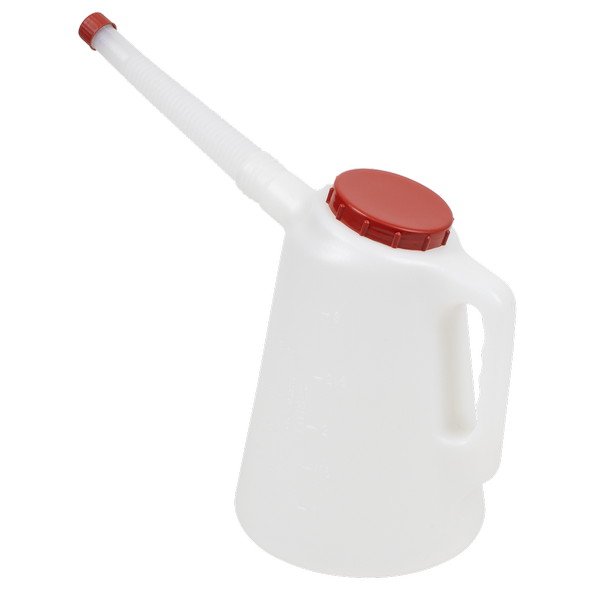 Sealey Oil Container with Red Lid & Flexible Spout 3L (5054630370724) JDL3R
