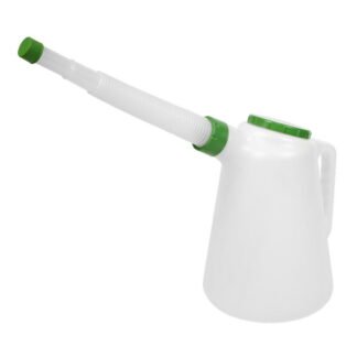 Sealey Oil Container with Flexible Spout 5L - Green Lid (5054511943436) JDL5G