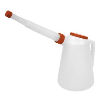 Sealey Oil Container with Flexible Spout 5L - Red Lid (5054511943498) JDL5R