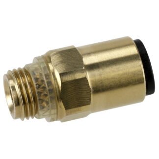 Sealey John Guest® Brass SuperThread Straight Adaptor 6mm x 1/8IN BSP - Pack of 2 (5054511061840) JGBC618