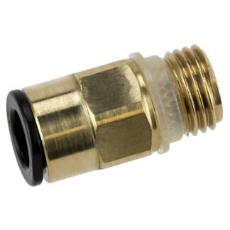 Sealey John Guest® Brass SuperThread Straight Adaptor 8mm x 1/4IN BSP - Pack of 2 (5054511061772) JGBC814