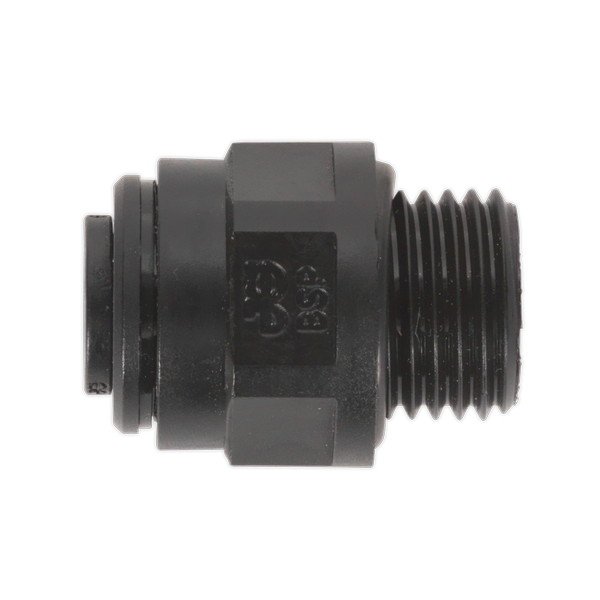 Sealey John Guest® Straight Adaptor 10mm x 1/4IN BSP - Pack of 5 (5054511061734) JGC1014