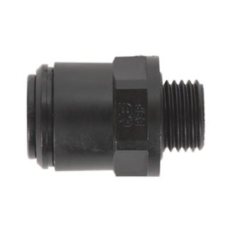 Sealey John Guest® Straight Adaptor 6mm x 1/4IN BSP - Pack of 5 (5054511061741) JGC614