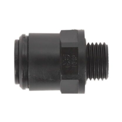 Sealey John Guest® Straight Adaptor 6mm x 1/4IN BSP - Pack of 5 (5054511061741) JGC614