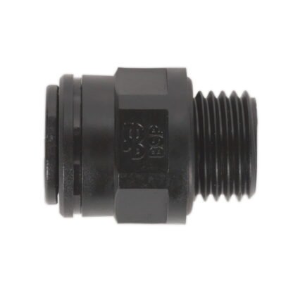 Sealey John Guest® Straight Adaptor 8mm x 1/4IN BSP - Pack of 5 (5054511061758) JGC814