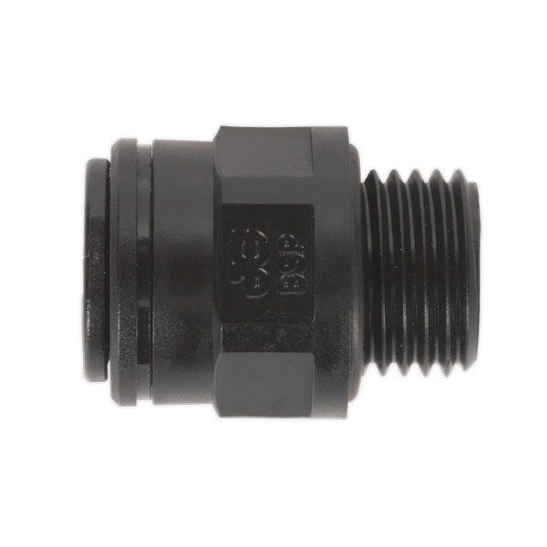 Sealey John Guest® Straight Adaptor 8mm x 1/4IN BSP - Pack of 5 (5054511061758) JGC814