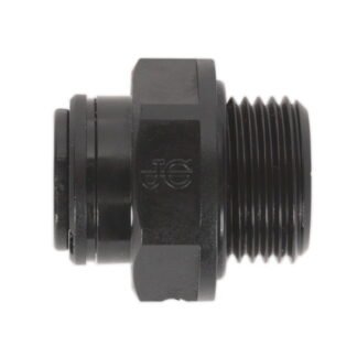 Sealey John Guest® Straight Adaptor 8mm x 3/8IN BSP - Pack of 5 (5054511061727) JGC838
