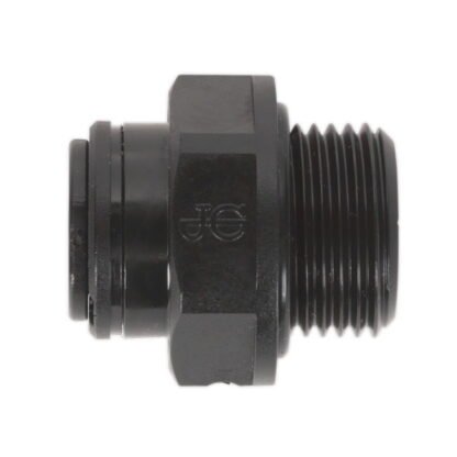 Sealey John Guest® Straight Adaptor 8mm x 3/8IN BSP - Pack of 5 (5054511061727) JGC838