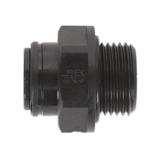 Sealey John Guest® Straight Adaptor 8mm x 3/8IN BSP - Pack of 5 (5054511061727) JGC838