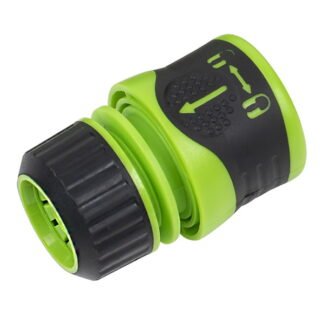 Sealey Soft- Touch Hose Connector with Lock 1/2IN - 5/8IN (5054630409479) JS3050