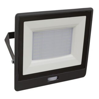 Sealey Extra- Slim Floodlight with PIR Sensor 100W SMD LED (5054630127335) LED115PIR
