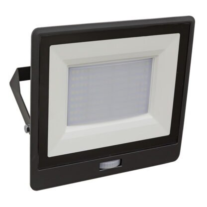 Sealey Extra- Slim Floodlight with PIR Sensor 100W SMD LED (5054630127335) LED115PIR