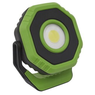 Sealey 360° Rechargeable Pocket Floodlight with Magnet 14W COB LED - Green (5054511810660) LED1400P