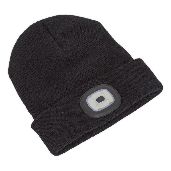 Sealey Rechargeable USB Beanie Hat 1W SMD LED (5054511342918) LED185