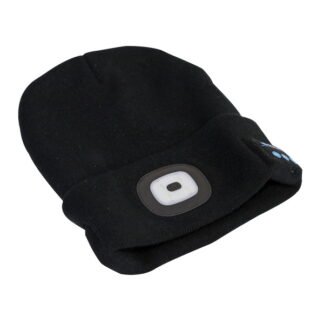 Sealey Rechargeable USB Beanie Hat with Wireless Headphones 1W SMD LED (5054511693515) LED185W
