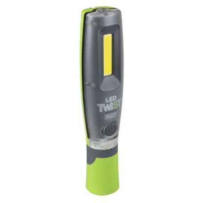 Sealey LED Twist Rechargeable Inspection Light Green (5054630461354) LED2001G