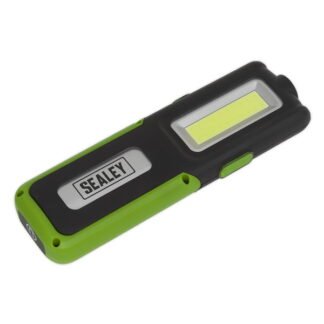 Sealey Rechargeable Inspection Light with Power Bank 5W COB & 3W SMD LED - Green (5054511621884) LED318G