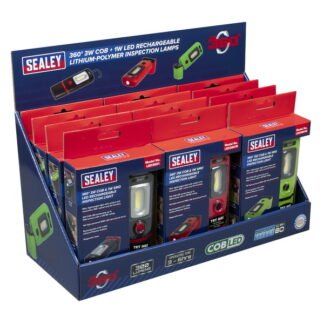Sealey LED3601 Series Inspection Light Combination - Display Pack of 12 (5054511035919) LED3601COMBO