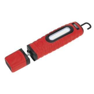 Sealey Rechargeable 360° Inspection Light 10W & 3W SMD LED - Red (5054511323108) LED360PLUSR