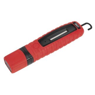 Sealey Rechargeable 360° Inspection Light 8W & 3W SMD LED - Red (5054511381139) LED360R