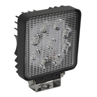 Sealey Square Worklight with Adjustable Bracket 27W SMD LED (5054511634631) LED3S