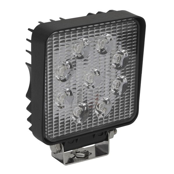 Sealey Square Worklight with Adjustable Bracket 27W SMD LED (5054511634631) LED3S