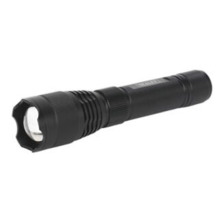 Sealey Rechargeable Aluminium Torch with Adjustable Focus 10W SMD LED (5054511103113) LED449