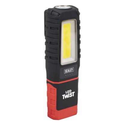 Sealey LED Twist Rechargeable Inspection Light 5W COB & 1W SMD (5054630408274) LED601