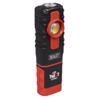 Sealey LED Twist Rechargeable Inspection Light 6W COB LED & 1W SMD LED Colour Match CRI 96+ (5054630550188) LED601CM