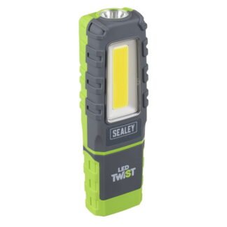 Sealey LED Twist Rechargeable Inspection Light 5W COB & 1W SMD (5054630461316) LED601G